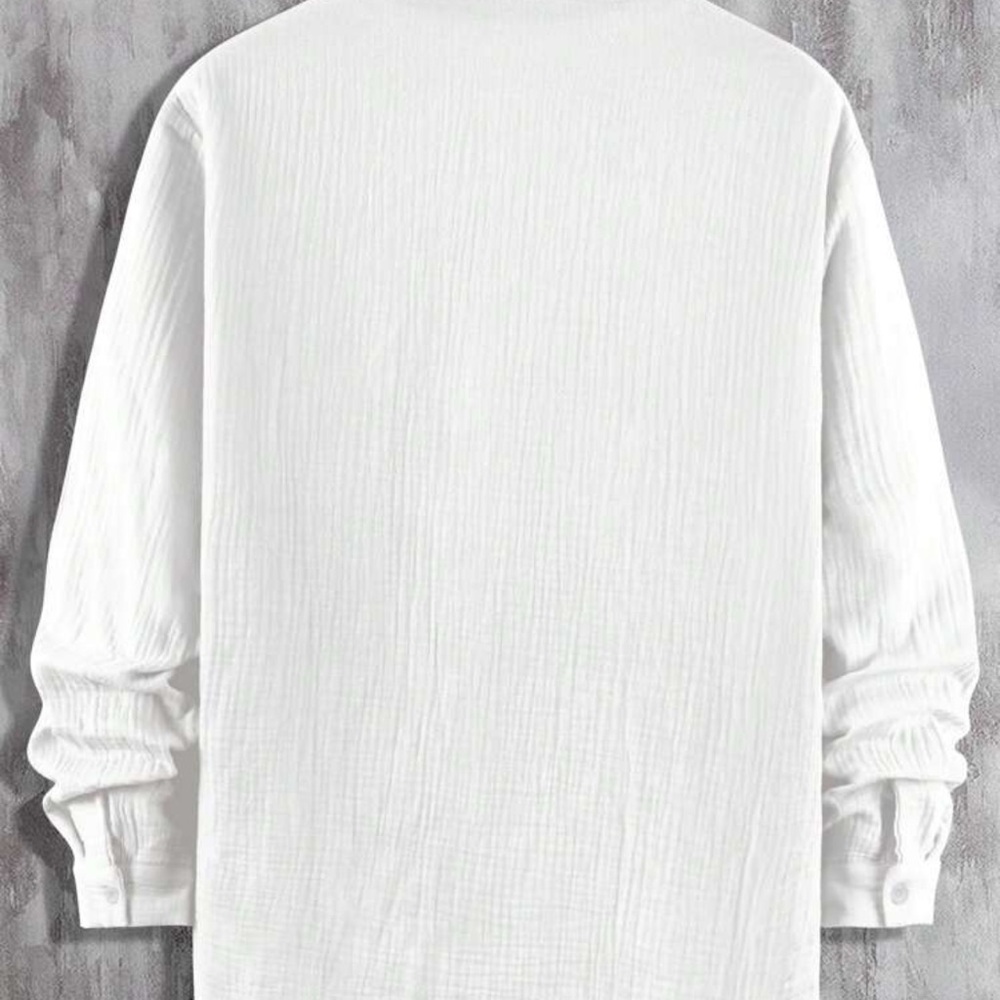 Manfinity Homme Men Solid Button Up Shirt - Picture 2 of 6